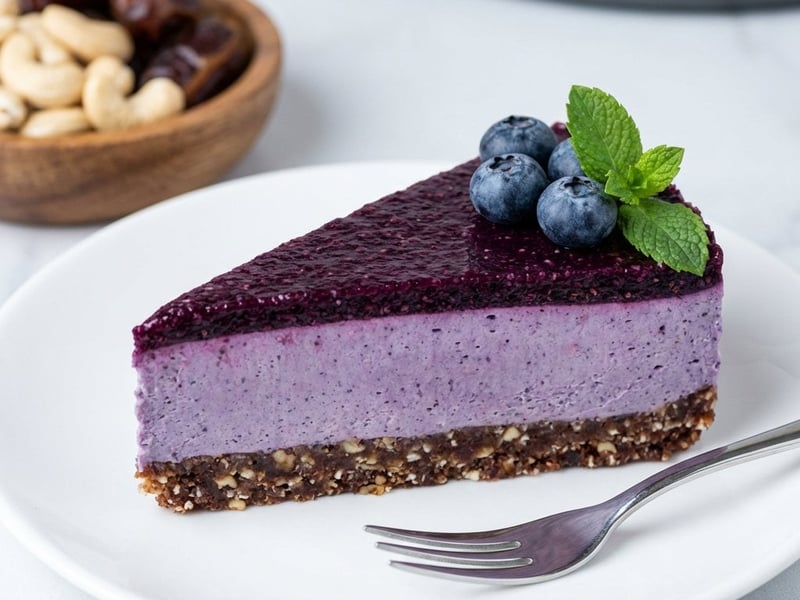 No-Bake Blueberry Cheesecake