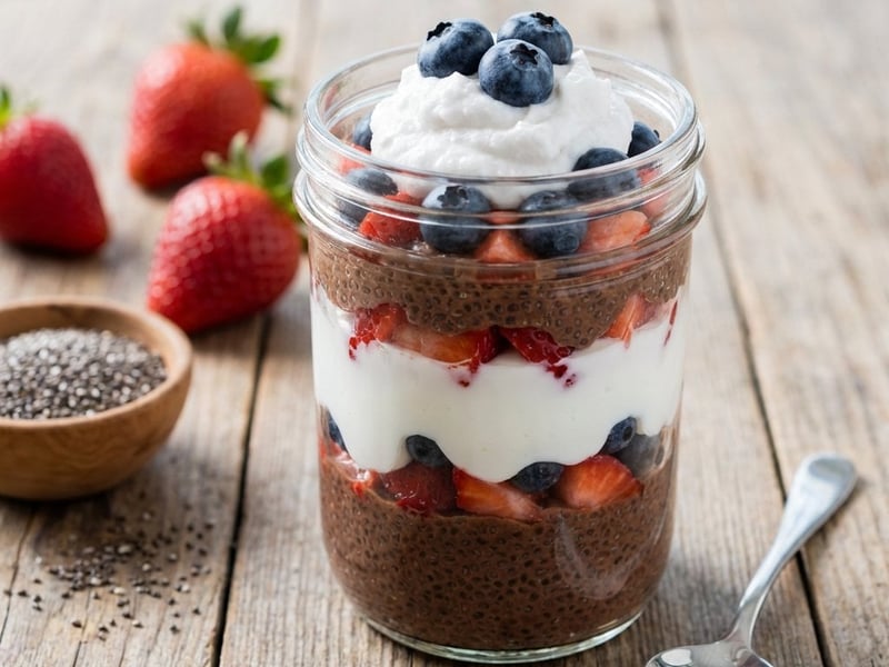 Healthy Fruit Chia Cup