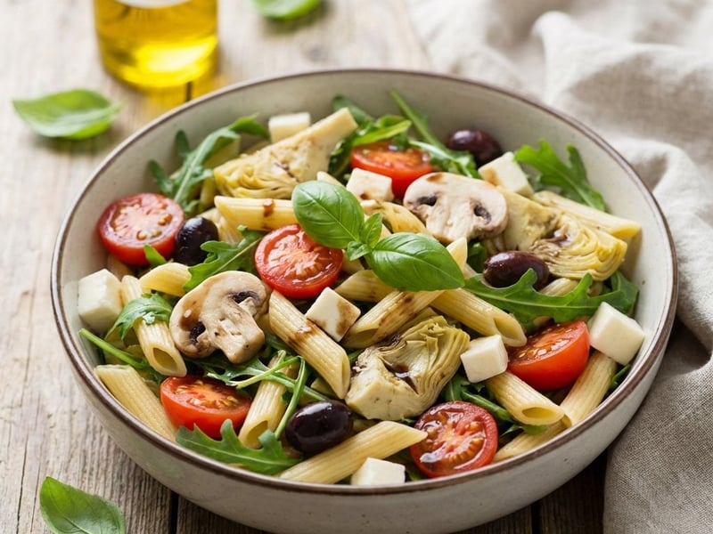 Sommerlicher Gemüsesalat mit Zottarella