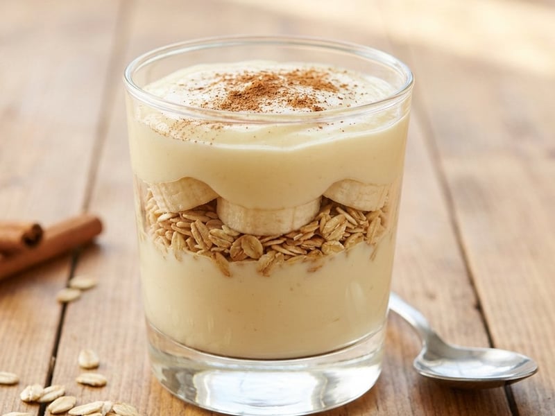 Cremiges Bananen-Parfait