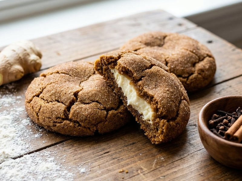Lebkuchen Cheesecake Cookies