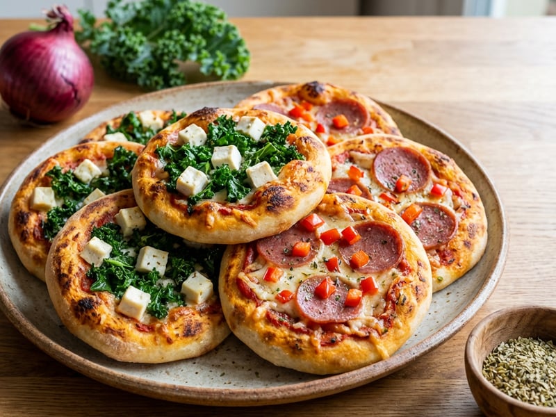 Vegan Mini Pizzas
