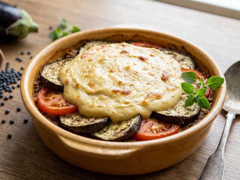 Vegan Lentil Moussaka