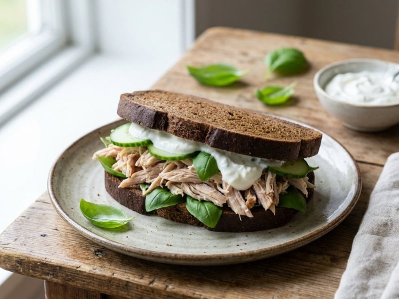 Pulled Turkey Sandwich | Protein-Rich & Light