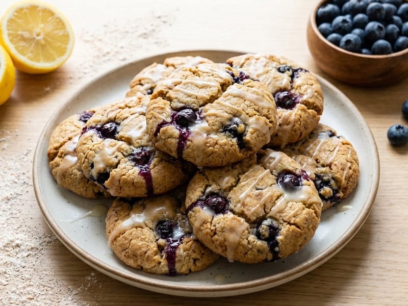 Blueberry Cream Cheese Cookies