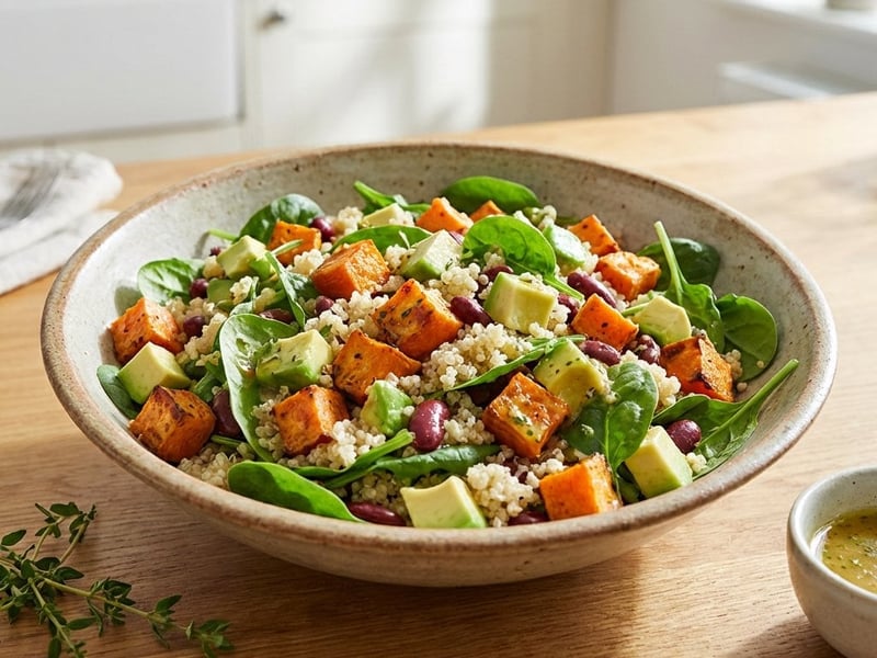 Süßkartoffel-Quinoa-Salat