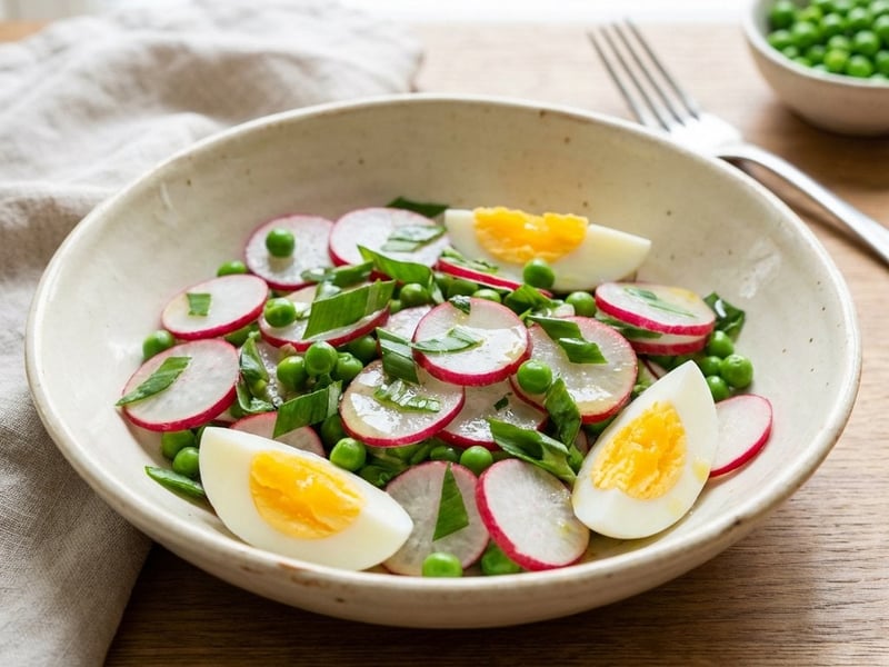 Spring Radish Salad with Eggs