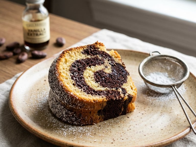 Vegan Marble Cake | Juicy & Fluffy