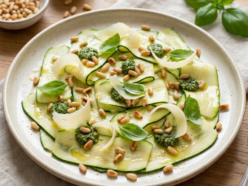 Zucchini Carpaccio | Fresh Summer Appetizer