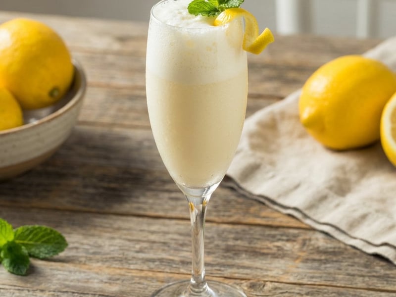 Lemon Sgroppino with Sorbet