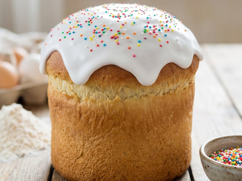 Paska - Ukrainian yeast bread for Easter