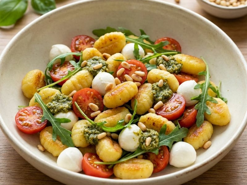 Sommerlicher Gnocchi-Salat | Schneller Feierabend-Genuss