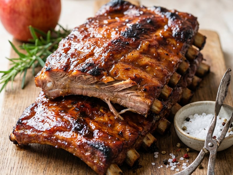 Gegrillte Spareribs 