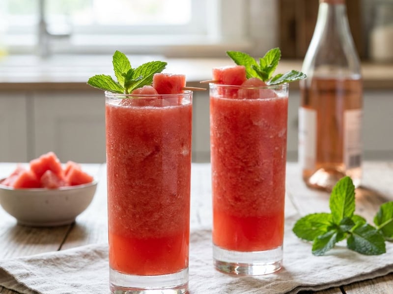 Watermelon Frosé Spritz | Erfrischender Sommer-Cocktail