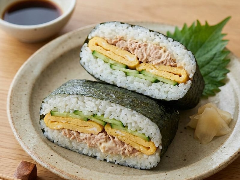 Japanese Rice Sandwich (Onigirazu)