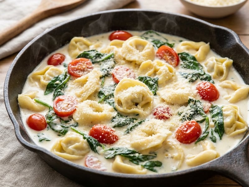 Creamy Tortellini Skillet | Under 20 Minutes