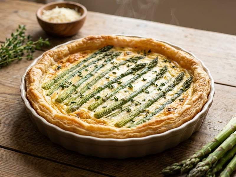 Asparagus Quiche