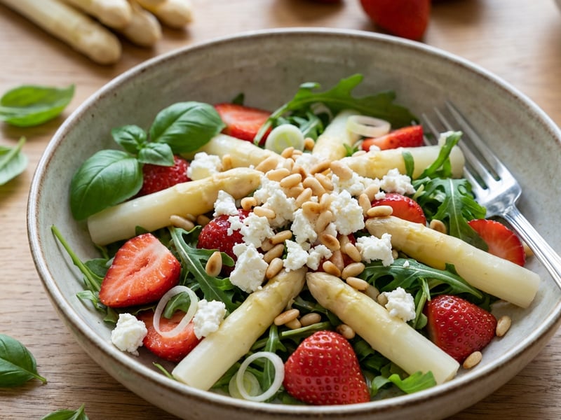 Strawberry Asparagus Salad