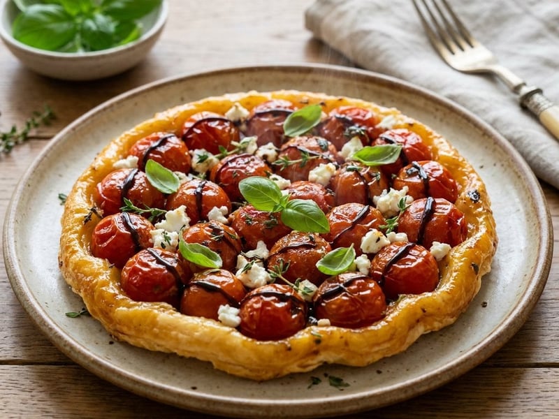 Tomato Tarte Tatin | Crispy & Caramelised