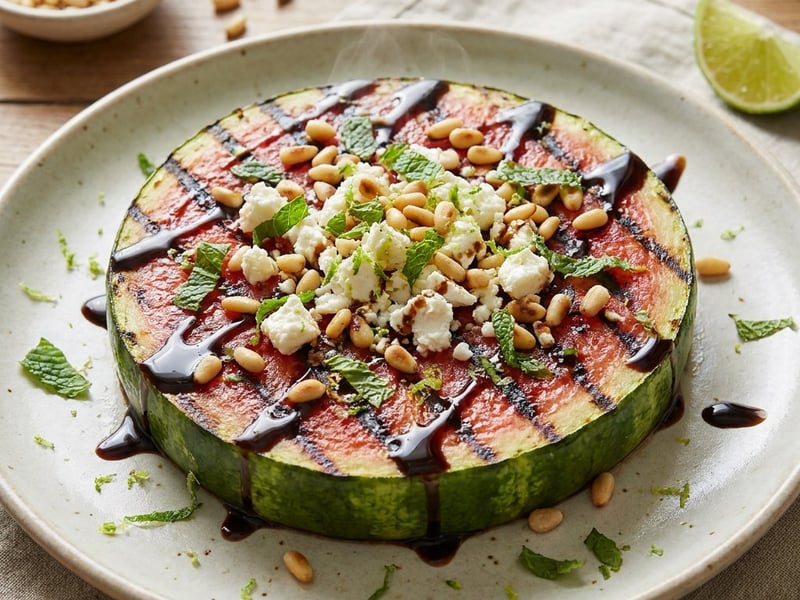 Gegrillte Wassermelonen-Steaks mit Feta | Sommergenuss