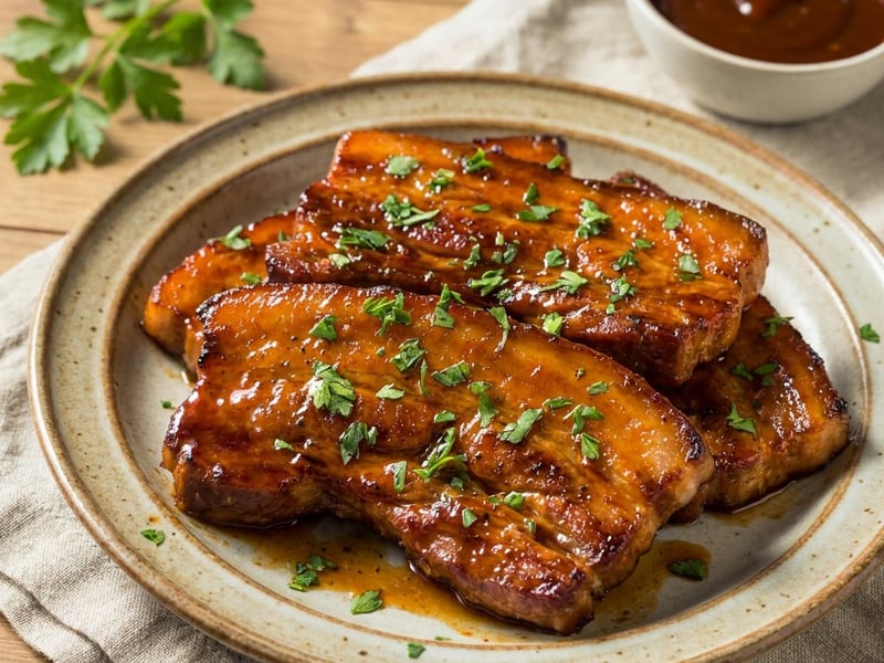 Knusprige BBQ-Schweinebauch-Steaks | Rauchig & Saftig