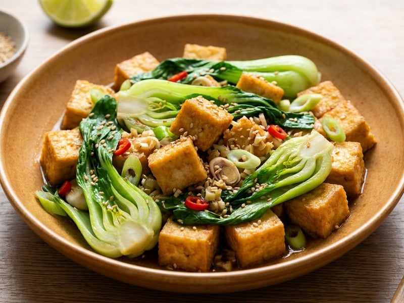 Crispy Lemongrass Tofu Stir-Fry | 15-Minute Wok