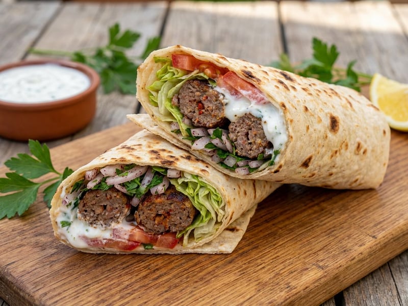 Köfte Dürüm | Würziger türkischer Streetfood-Wrap
