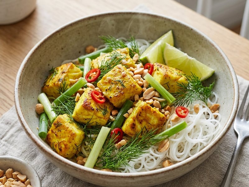 Chả Cá Lã Vọng – Vietnamesischer Kurkuma-Fisch mit Dill | Knusprig & Aromatisch