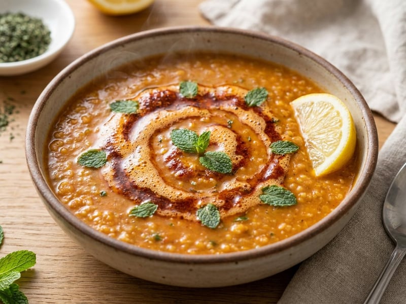 Ezogelin Çorbası | Türkische Linsen-Bulgur-Suppe