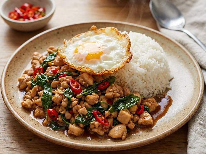Pad Krapao Gai | Wok-Hähnchen mit Thai-Basilikum