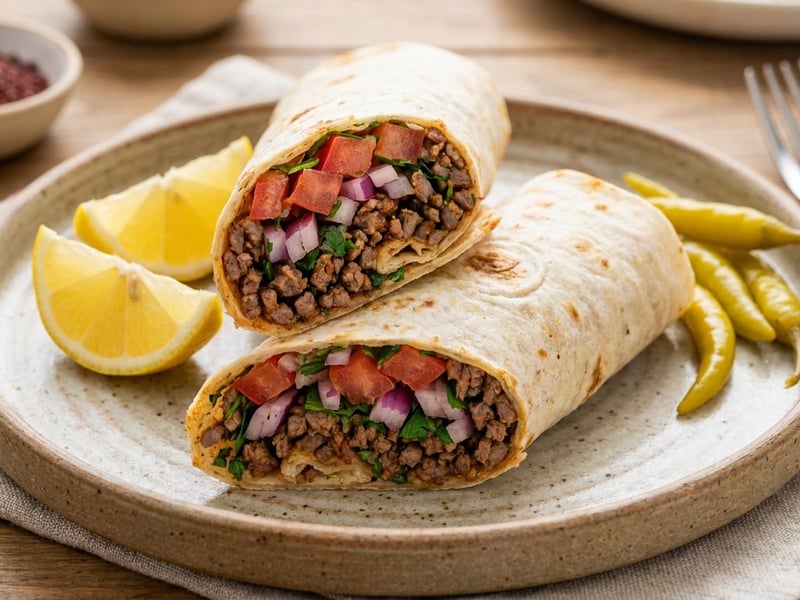 Türkisches Tantuni Dürüm | Würziger Streetfood-Wrap
