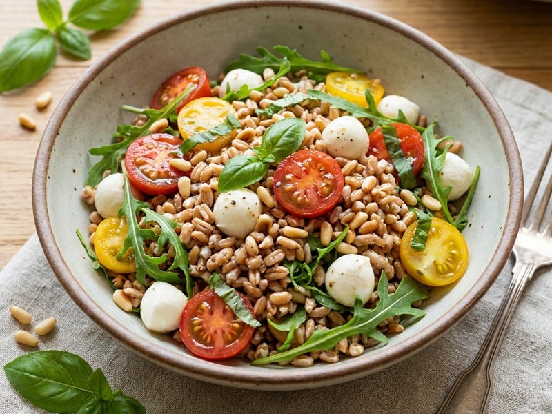 Italienischer Farro-Salat | Frischer Sommergenuss
