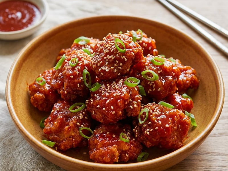 Korean Fried Chicken | Kross & süß-scharf