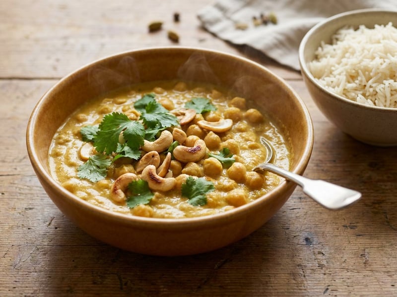 Indian Chickpea Korma | Creamy Delight