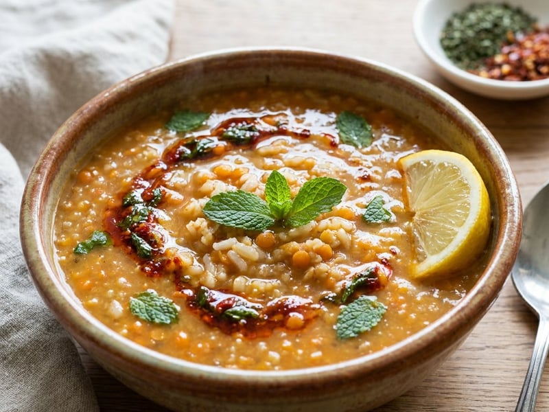 Ezogelin-Suppe | Türkische Linsen-Bulgur-Suppe