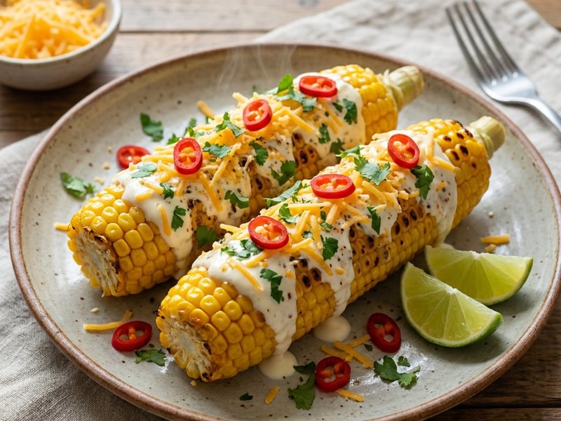Elotes – Mexican grilled corn packed with flavor