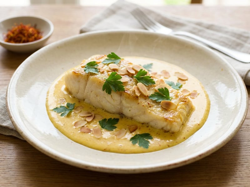 Spanish Cod in Almond Sauce