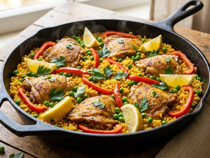 Arroz con Pollo | Spanish Chicken and Rice One-Pot