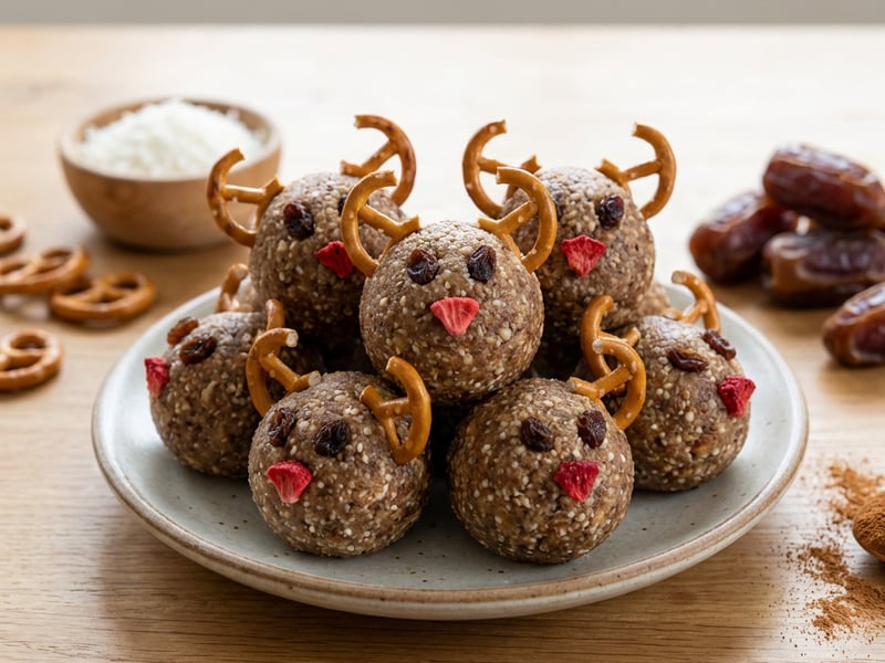 Cheeky Reindeer Energy Balls
