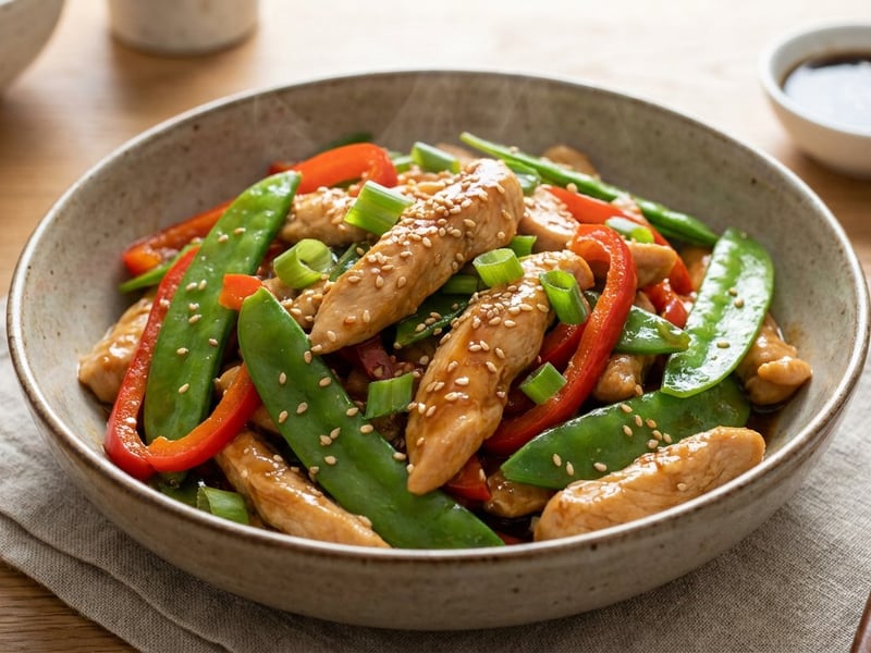 Crispy Wok Chicken with Snap Peas | 15-Minute Meals