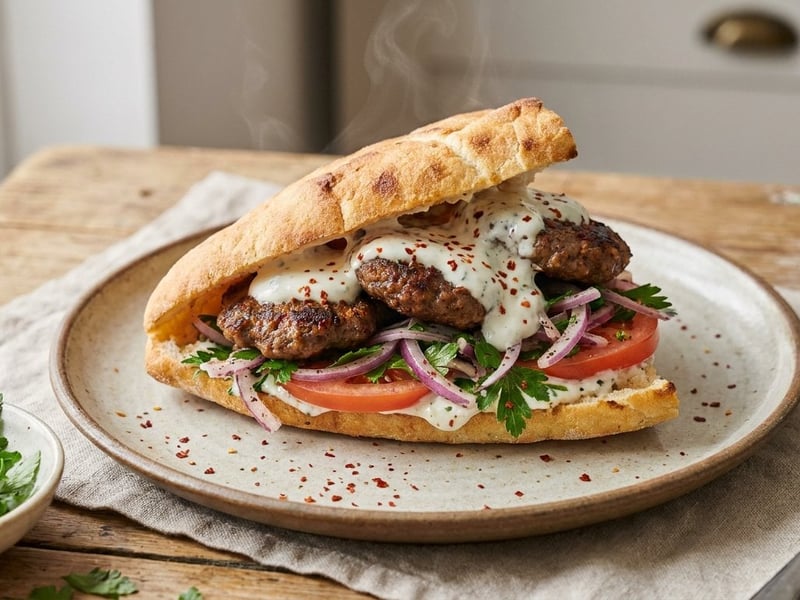 Köfte Ekmek | Turkish Street Food Sandwich