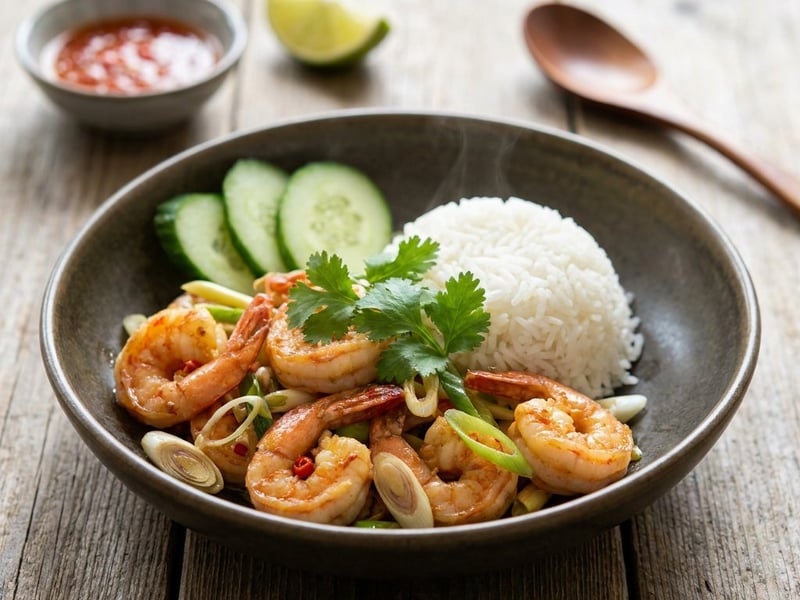 Tôm Xào Sả Ớt | Vietnamese Lemongrass Prawns