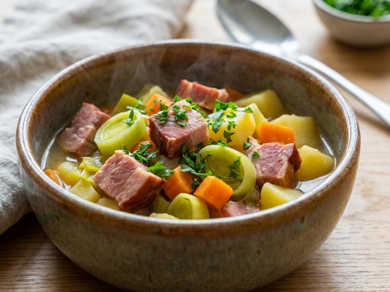 Carrot Stew with Kasseler | Hearty Classic