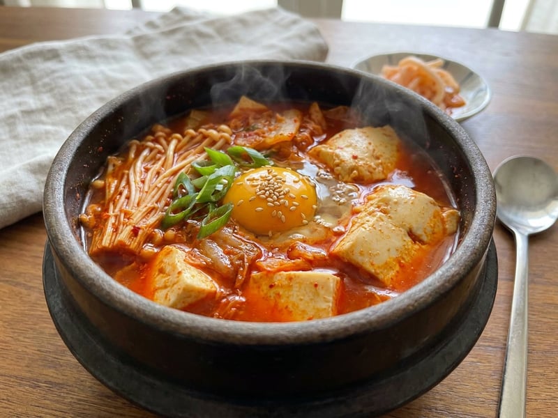 Sundubu-Jjigae | Fiery & Spicy Korean Tofu Soup