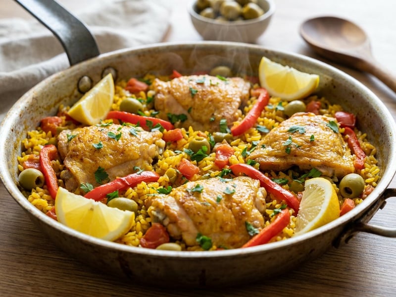 Spanish Chicken and Rice Stew | Arroz con Pollo