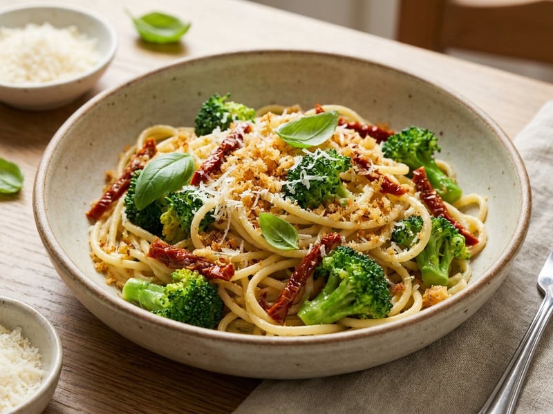 Apulian Pasta with Broccoli | Crispy in 20 Minutes