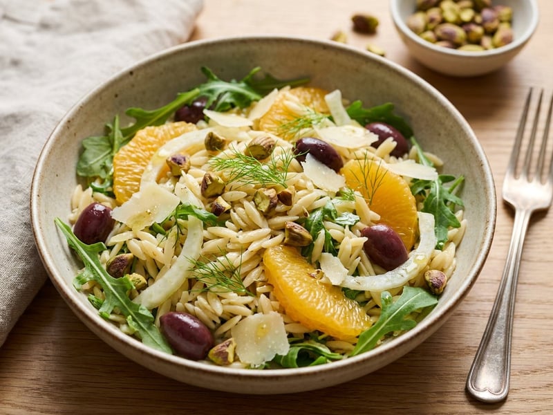 Sicilian Orzo Salad | Mediterranean & Fresh