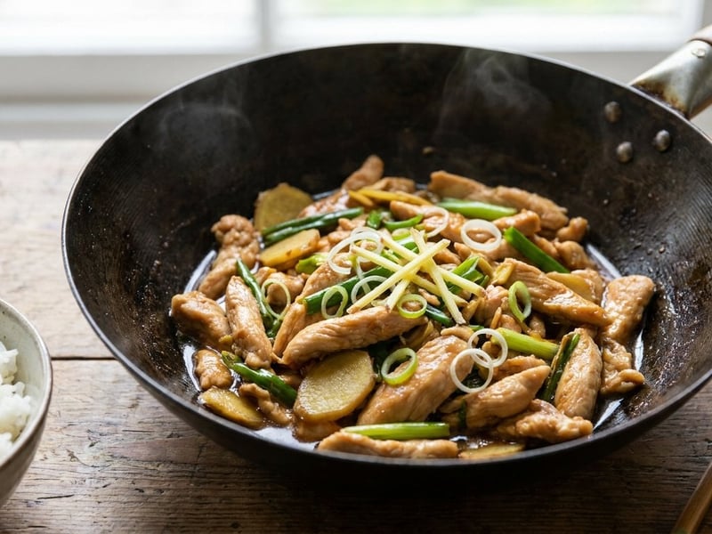 Ginger Spring Onion Chicken | Wok Classic in 15 Min.