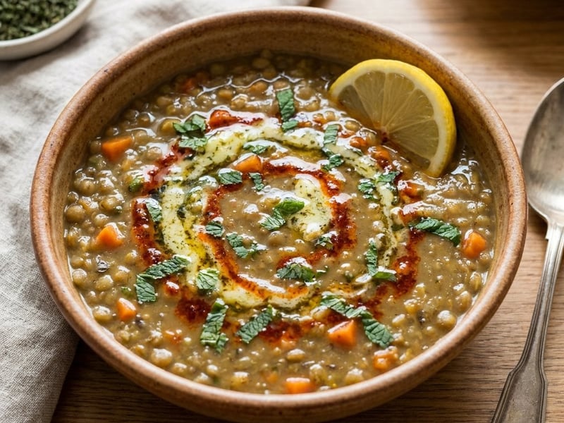 Yeşil Mercimek Çorbası | Türkische Grüne Linsensuppe