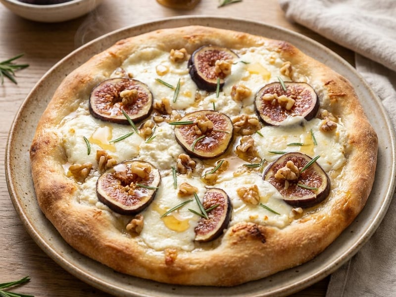Pizza Bianca mit Ricotta und Feigen | Sommergenuss